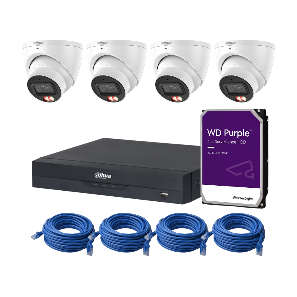 Dahua 6MP 4 Channel Premium CCTV Kit