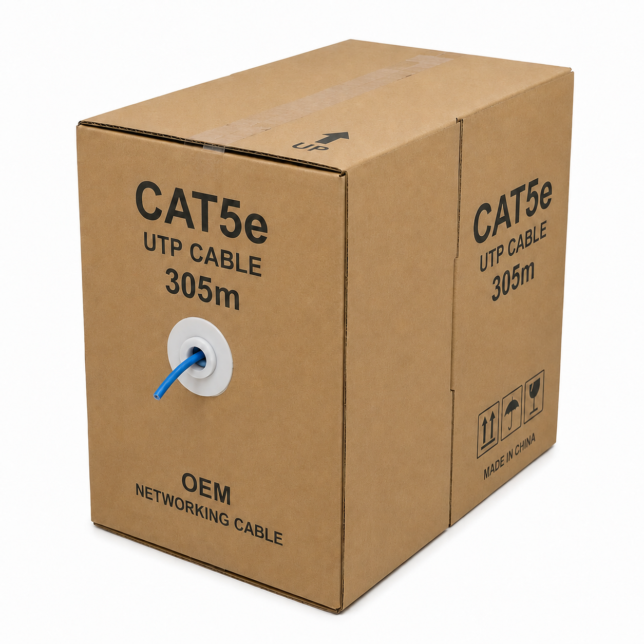 CAT5e Network Cable 305m | Ethernet Cable for CCTV & PoE