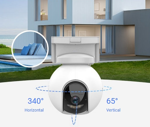 EZVIZ HB8 2K Battery-Powered Pan & Tilt Wi-Fi CCTV Camera