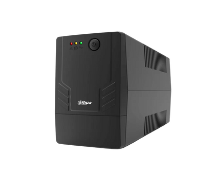 Black Dahua power supply unit on a white background