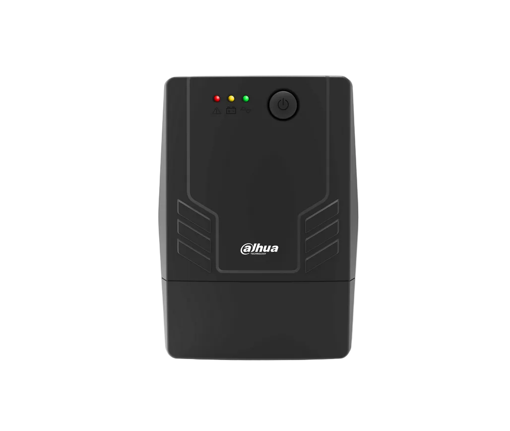 Black Dahua device with visible branding on a white background