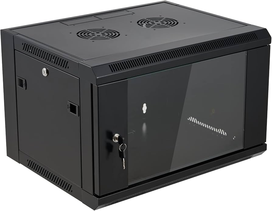 SHG AB6406 6RU 19" Wall-Mount Data Cabinet – 600 × 450mm, Assembled