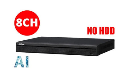Dahua NVR4208-8P-AI/ANZ eight-channel WizSense PoE NVR included in the kit