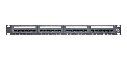 ATG 24-Port Cat6 Patch Panel – 19" 1U