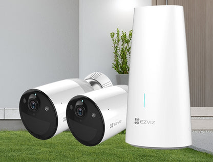 EZVIZ CS-BC1-B2 Two Cameras with One Base Station CCTV Kit (Battery Powered)