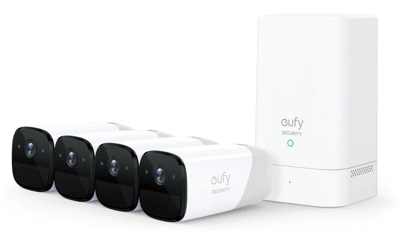 Eufy Security Cam 2 Pro 2K Wireless Home Security System (4 Camera Pack) 4 Channel CCTV Kit E8853CD1
