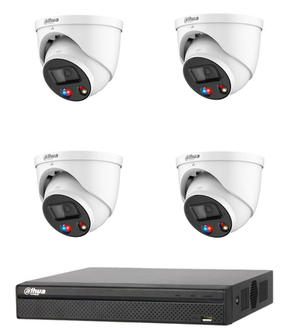 Dahua 8MP TiOC v2.0 4 Channel Premium CCTV Kit