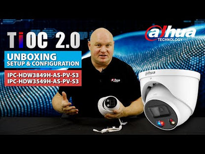 Dahua 8MP TiOC v2.0 4 Channel Premium CCTV Kit